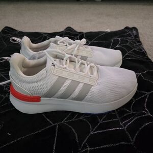 Adidas White and Red Sneakers